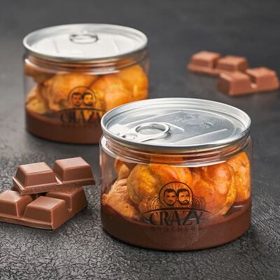 Банкейк Профитроли с шоколадным соусомв Crazy Brothers! 4-х этажная Пицца по цене 590 ₽