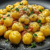 Ньокки Карбонара в Caffe Don Antonio