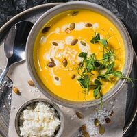 Тыквенный крем-суп в Перформанс вкуса