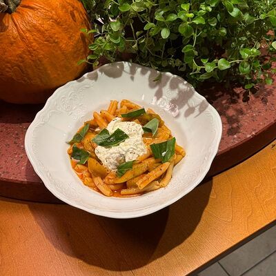 Паста Казаречче с баклажанами доставка в Gino Pizza по цене 670 ₽