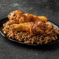 Куриные ножки с гречкой в Роллофф