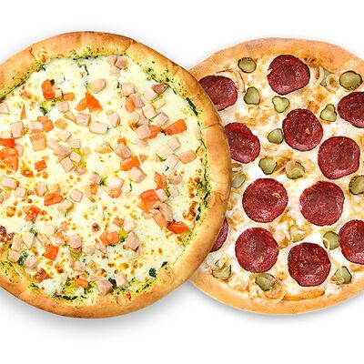 Сет Двойка пицц в Русская пицца по цене 1350 ₽