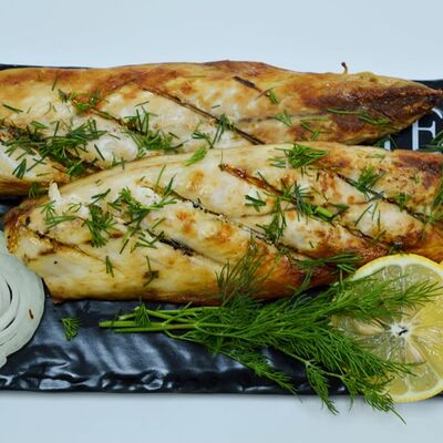Скумбрия на мангале в Мангал и мясо по цене 637 ₽
