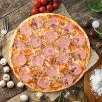 Пицца с ветчиной и грибами в Табаско