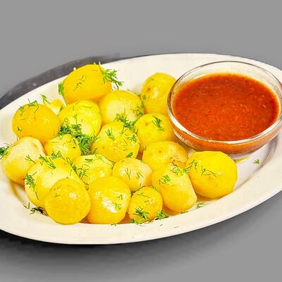 Картофель молодой отварной в Ламазо Грузинская Кухня по цене 700 ₽