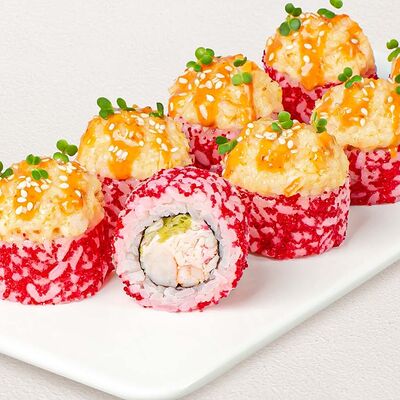 Шеф-ролл с креветкой в Суши Wok по цене 759 ₽