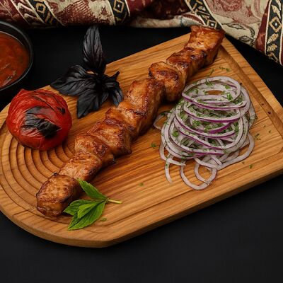 Шашлык из свиной шеи в 17 шампуров по цене 850 ₽