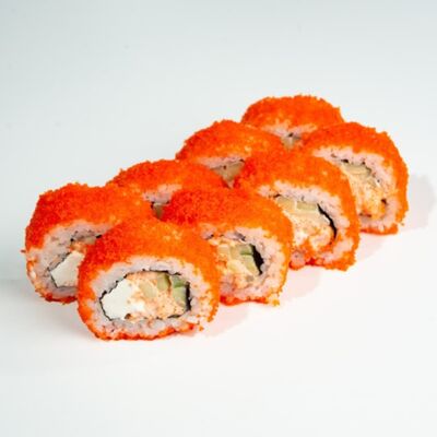 Калифорния замес креветка, сыр, огурец (8 шт) в ЁБИСАН по цене 1129 ₽