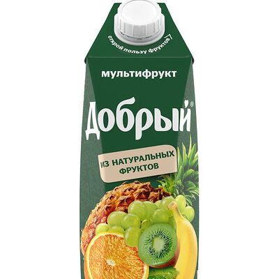 Сок Добрый 1 л Мультифрукт в Pepechole по цене 240 ₽
