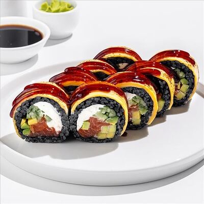 Ролл сладкий чеддер в SeabasSushi по цене 1425 ₽