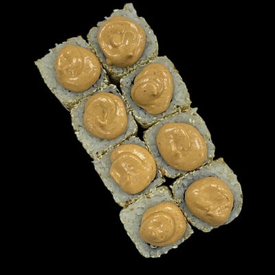 Ролл Спайси с окунем в Kaikan по цене 400 ₽