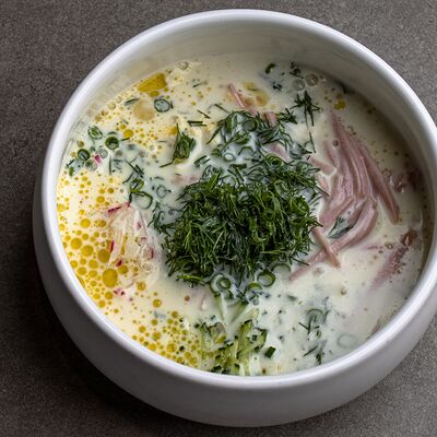 Окрошка-мортаделла-окорок в 321 Club by Novikov по цене 630