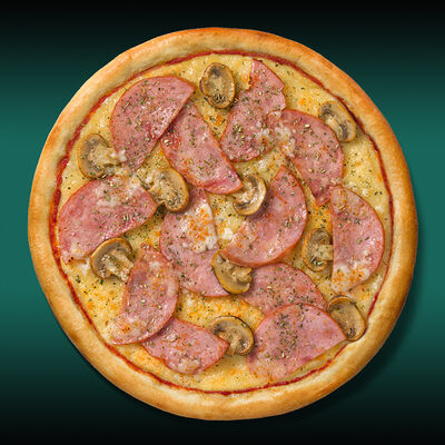 Пицца с ветчиной и грибами в Нияма по цене 599 ₽