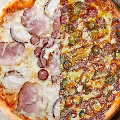 Три богатыря и BBQ в ПиЦЦунда Море начинки по цене 1379 ₽