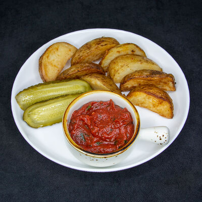 Картофель по-деревенски в Хлебосол по цене 75 ₽