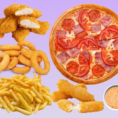 Комбо микс с пиццей в Суши Осака по цене 1699 ₽