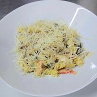 Паста с курицей и грибами в Кафе МИКС