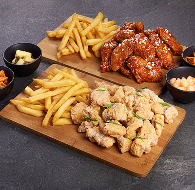 Комбо для двоих Большой Крылья и филе в Kannam Chicken по цене 1349