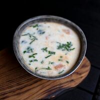 Уха из форели в Mojo Bar
