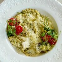 Паста птитим с куриной грудкой в Hello olivia