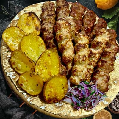 Сет люля-кебаб из ягнятины в Мангал хаус по цене 1800 ₽