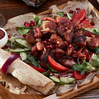 Семечки из ребер корейки ягненка в Линдерхоф по цене 2495 ₽