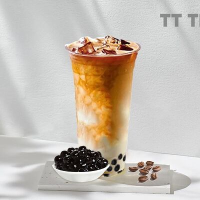 Латте с тапиокой и молокомв Tt tea bubble tea по цене 479 ₽