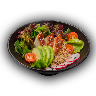 Салат Поке Унаги в Пицца Пи по цене 629 ₽