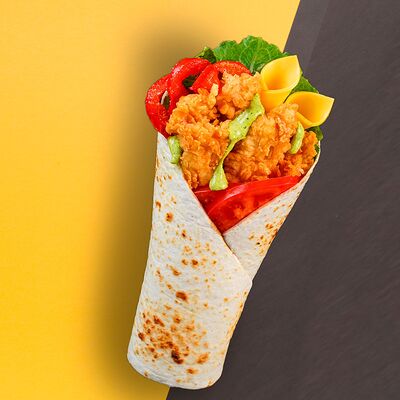 Завертон Чикен Хруст №16 в Kinza Halal Street Food по цене 445 ₽