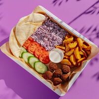 На тарелке айдахо с фалафелем в Вертимский