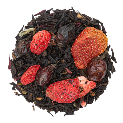 Авторский чай иммунный с клубникой шиповником в Friends по цене 195 ₽