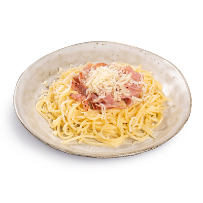 Спагетти С ветчиной и сыром в Автоcуши Автопицца по цене 319 ₽