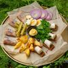 Сало с горчицей, луком, сельдью и печеным картофелем в Olivka по цене 1013
