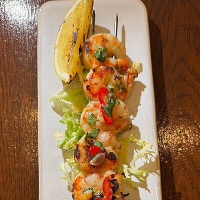 Шашлычки из креветок в Tutti I Giorni по цене 780 ₽