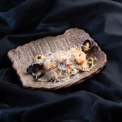 Спагетти с морепродуктамив Gatsby по цене 888 ₽