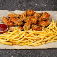 Кейс двойные крылышки в Крылышки & Рёбрышки