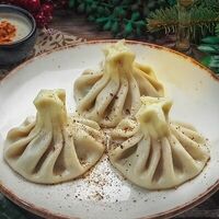 Сет Хинкали из говядины жареные в Кацо