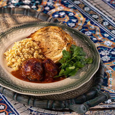 Говяжьи щёчки с булгуром в VASILCHUKI Chaihona №1 по цене 1250