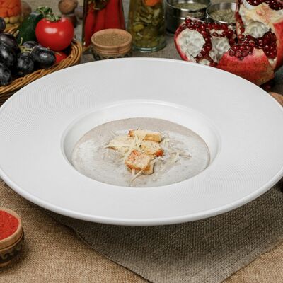 Крем-суп из шампиньонов в Шашлычный дворик по цене 380 ₽