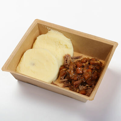 Бефстроганов из говядины с картофельным пюре в UPPETIT по цене 376 ₽