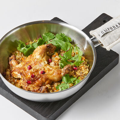 Кукурузный цыпленок с булгуром в Сыроварня по цене 1350 ₽