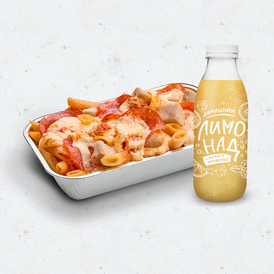 Мак&Чиз с курицей и Лимонад Мохито-Маракуйя в Pizza HeartPizza Hut по цене 309