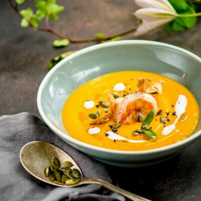 Пампкин крем-суп в Baga Kitchen по цене 690 ₽