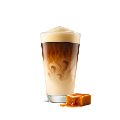 Карамельный Латте стандартный 0,3л в Бургер Кинг по цене 215 ₽