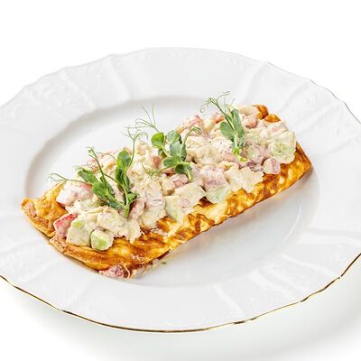 Омлет с крабом в Бисквит по цене 3120 ₽