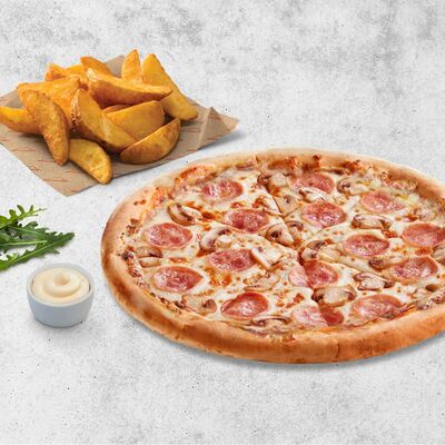 Ланч с пиццей Джульетта в Pizza HeartPizza Hut по цене 300