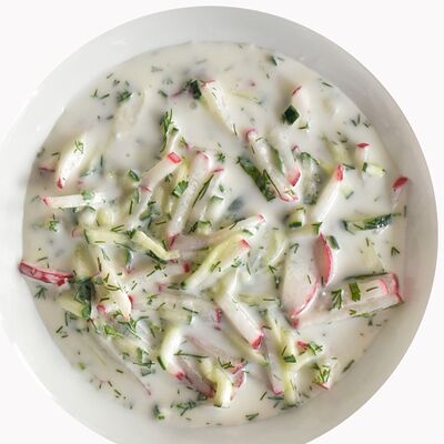 Окрошка классическая с колбасой на айране в Дом еды по цене 229