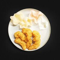 Креветки темпура с чипсами в Rollup