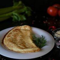 Омлет из трех яиц в Трасса
