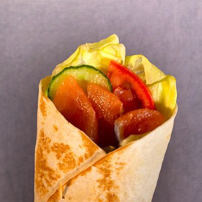 Тортилья с красной рыбой в Эстет бургер по цене 468 ₽